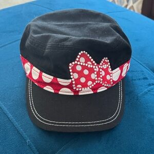 Disney Black and Red Polka Dot Hat